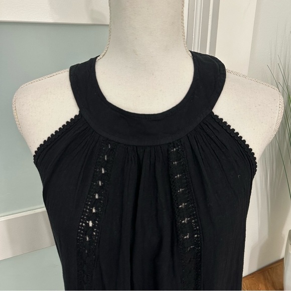 Cotton Natural Cosmopolitan Black Line Dress Small/Medium Coverup NWT READ - Picture 5 of 12